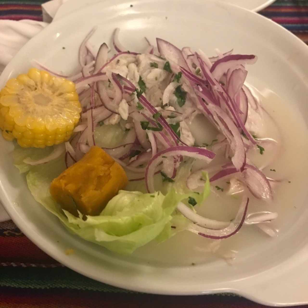 ceviche de corvina