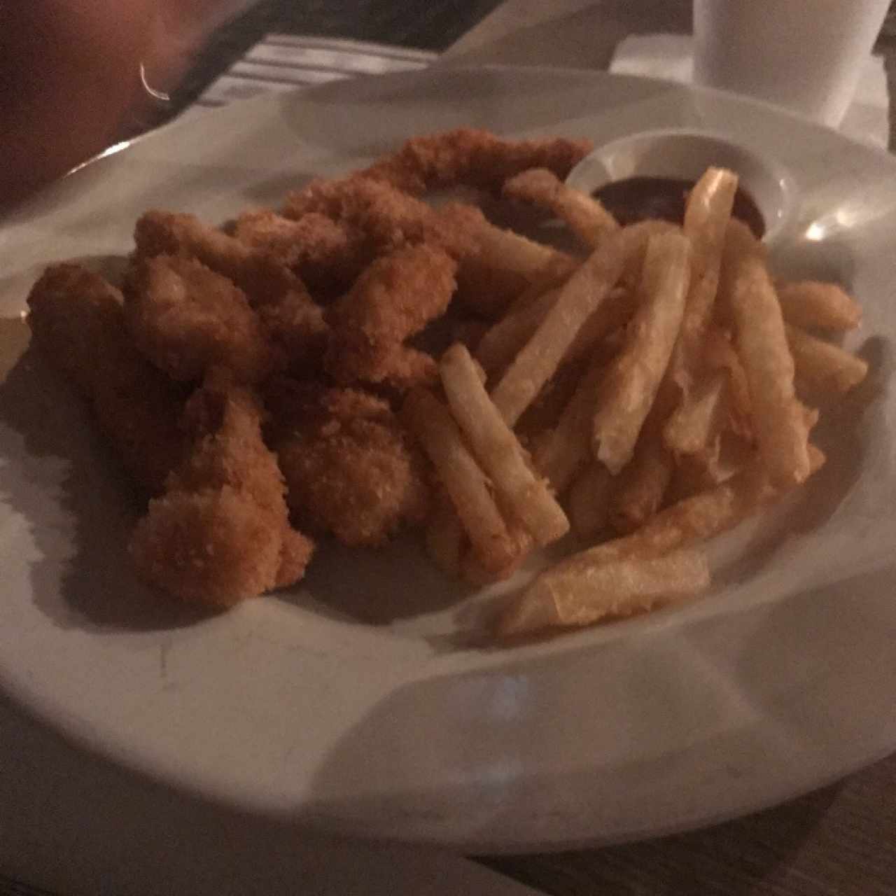 Deditos de pollo con papas