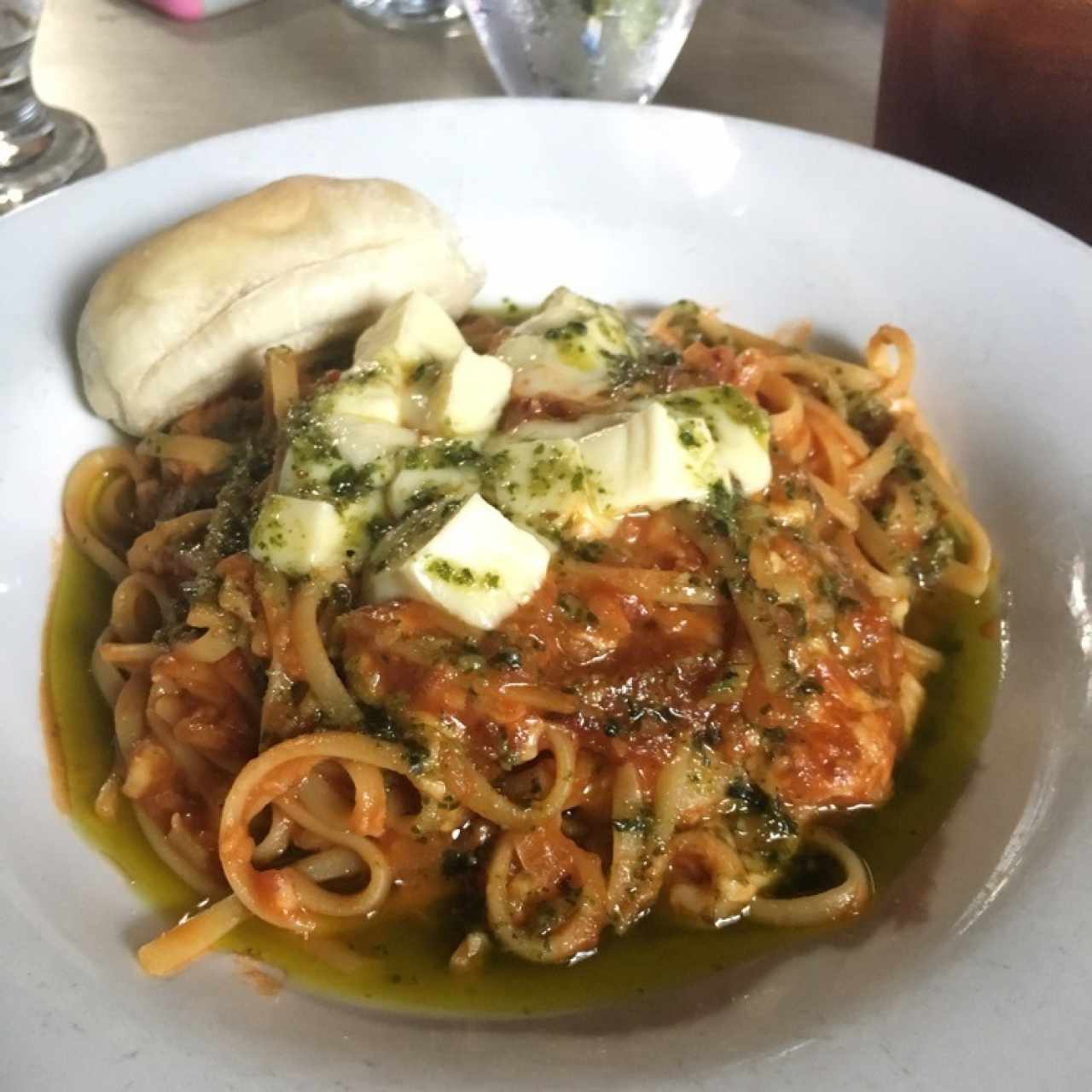 Pasta Capressa (Menú Lunch)