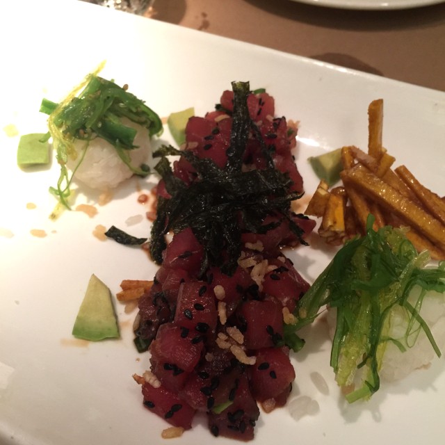 Tuna Tartare Y Raspao De Goyoría