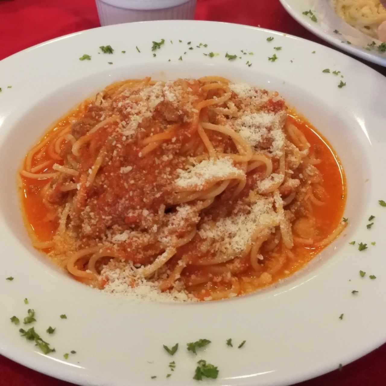Spaguetti a la bolognesa 