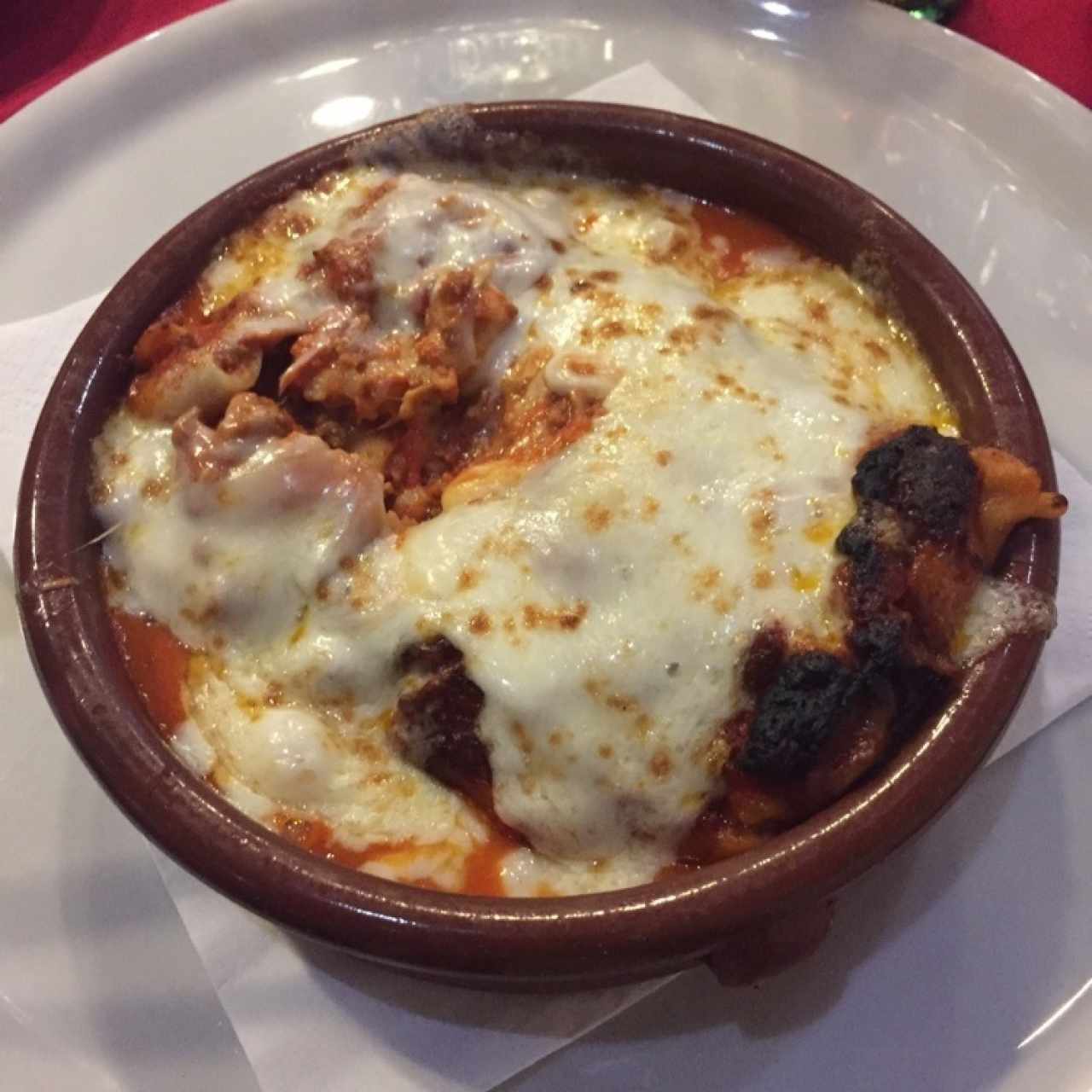 Lasagna con carne molida
