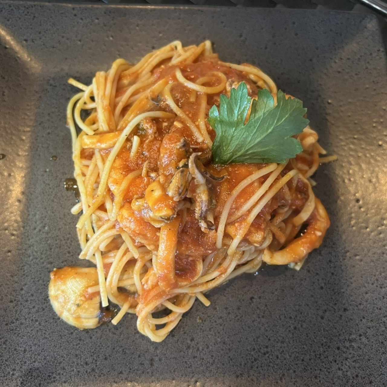 Spaghetti fruto di mare