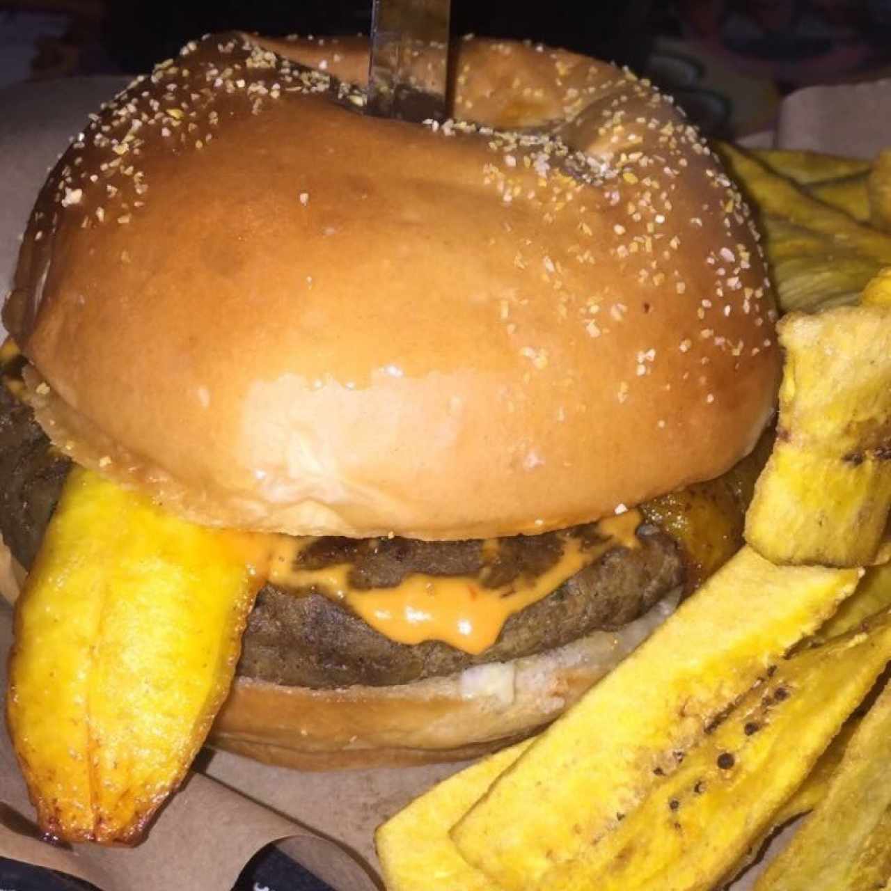 Lentil burger// hamburguesa de lentejas