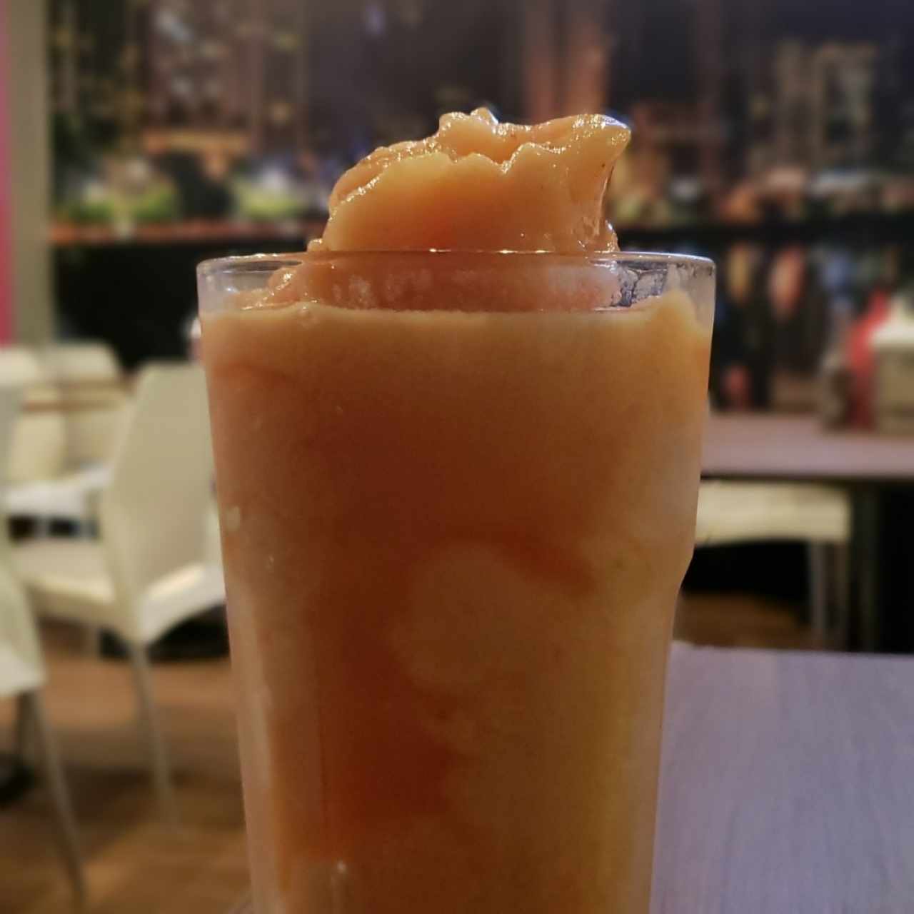 batido frozen de fresa con maracuya 