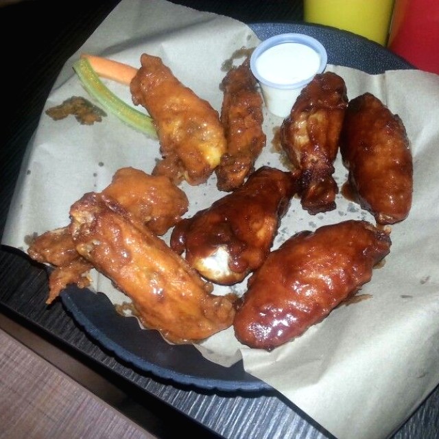 Bbq and buffalo wings