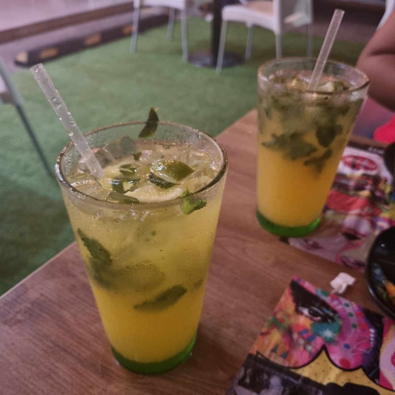 Mojitos (maracuyá y mango)