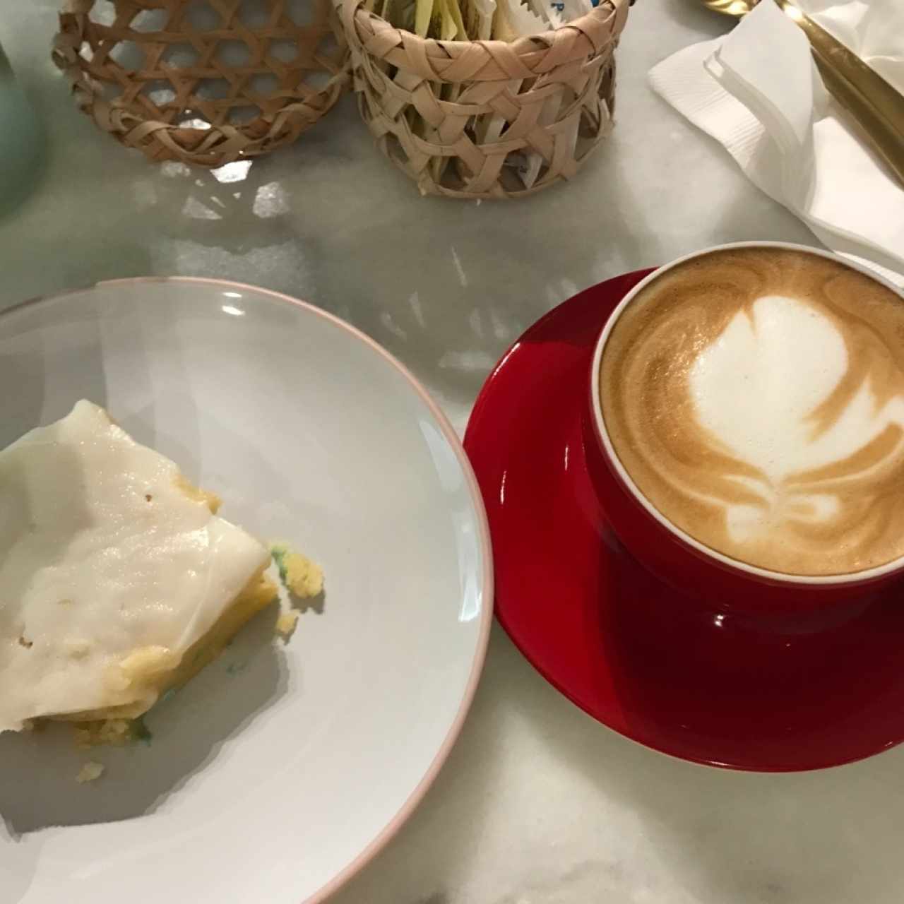 Brownie de Limón y capuchino