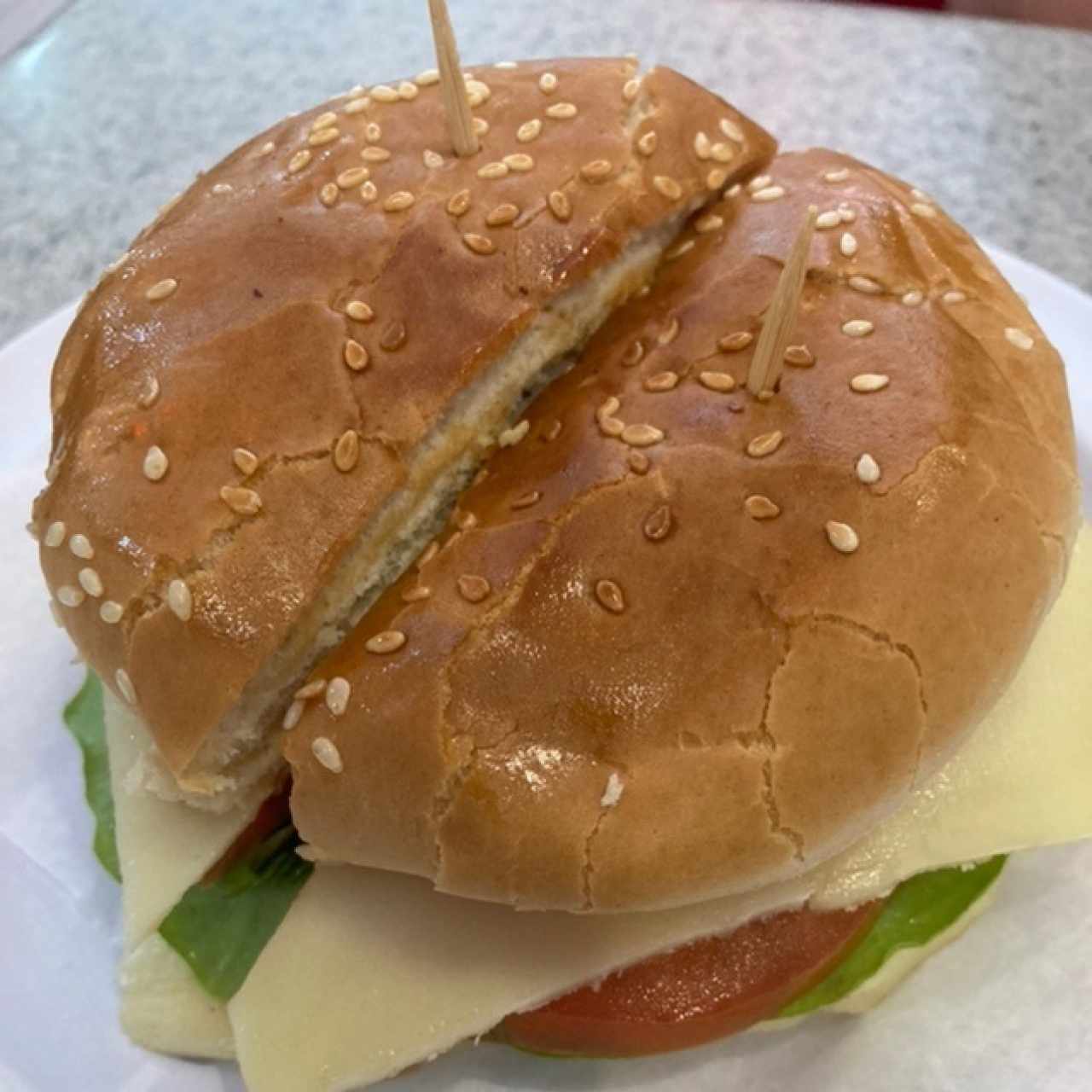 Hamburguesa con queso 