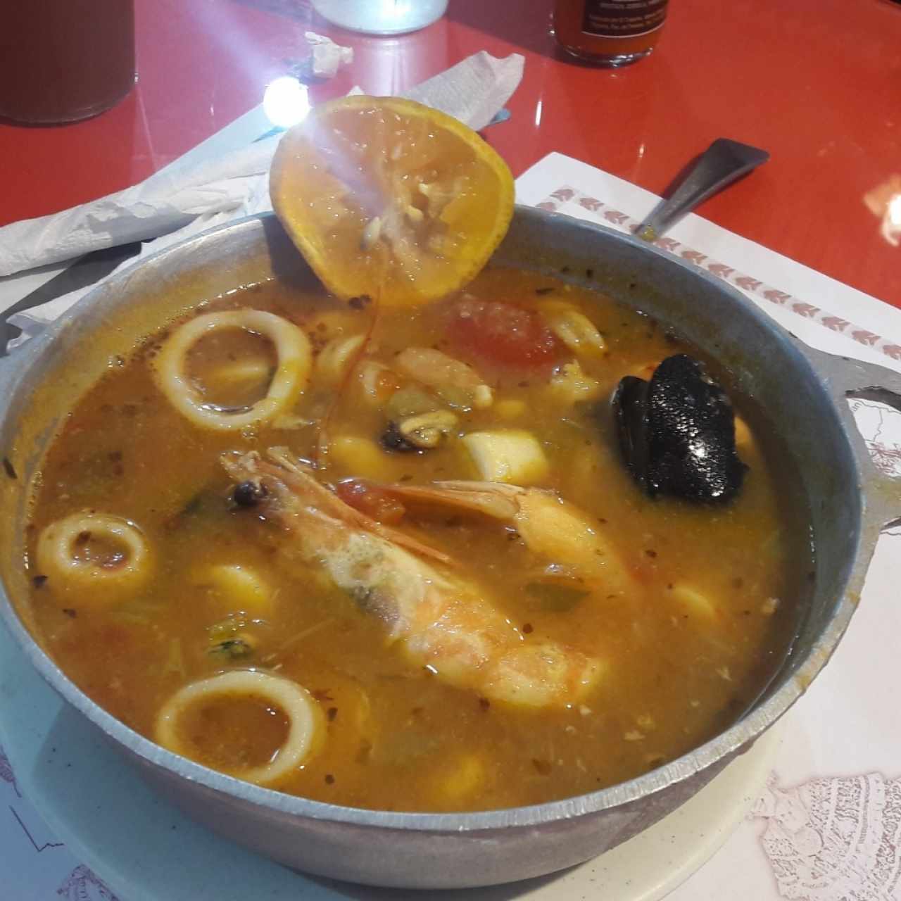 Sopa de mariscos