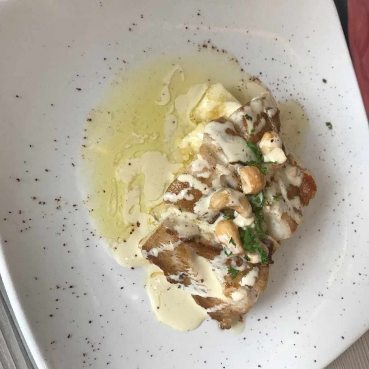 Corvina con Yuca al moho