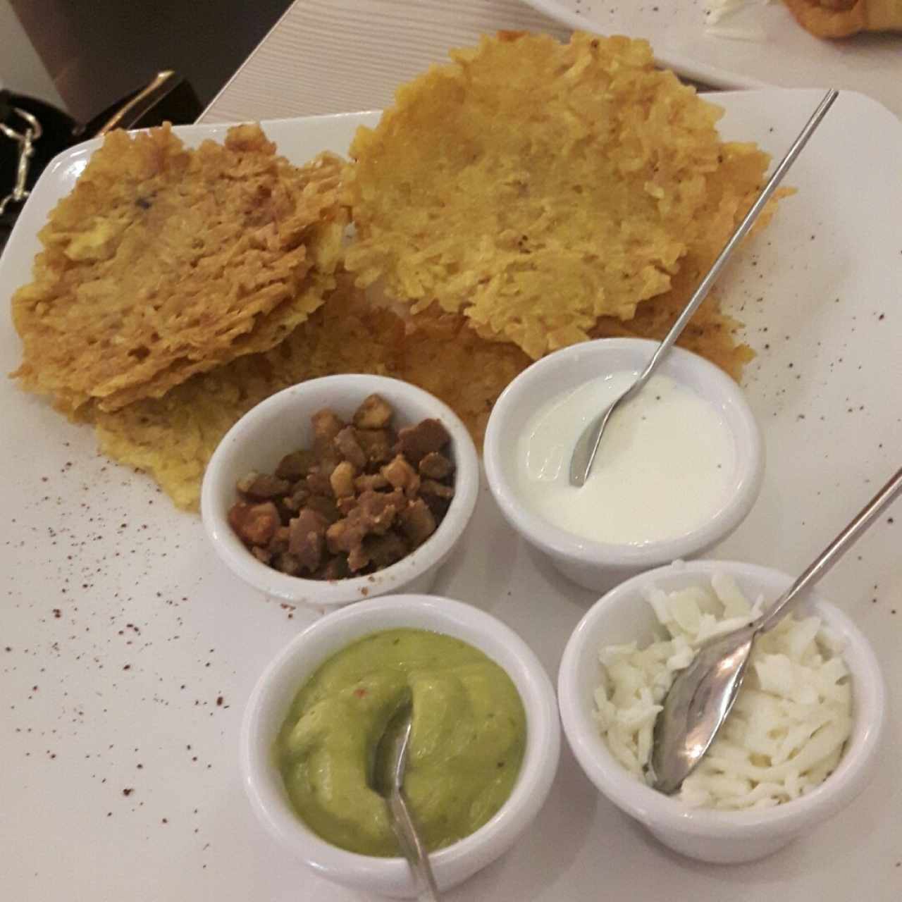 patacones arañitas