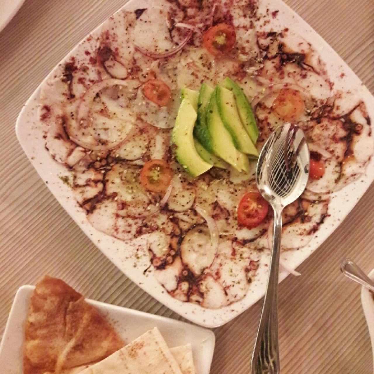 Carpaccios - Carpaccio de Pulpo