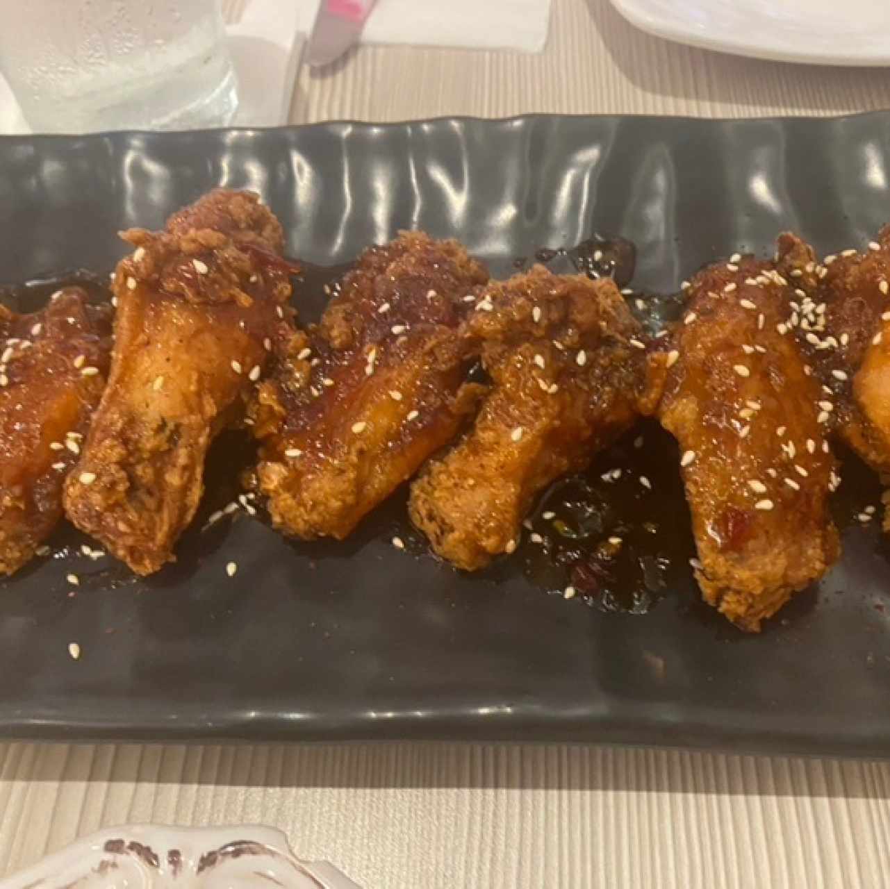 Sesame spice wings