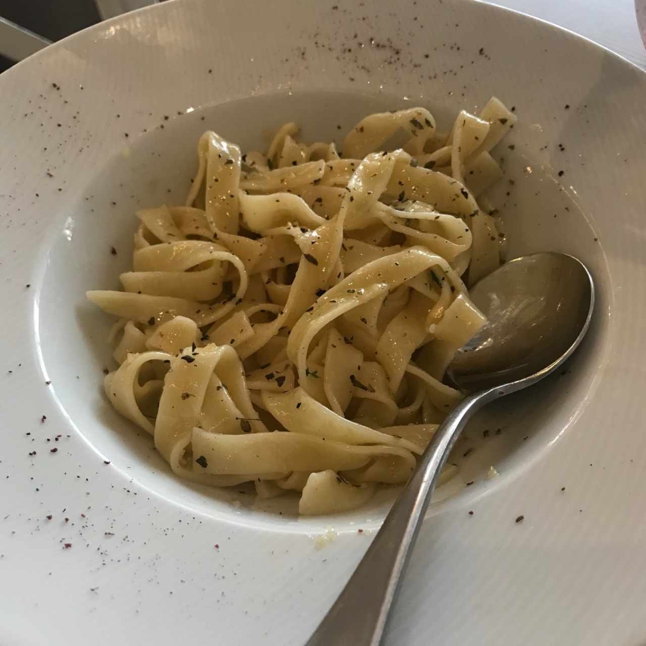 pasta al oleo - acompañamiento