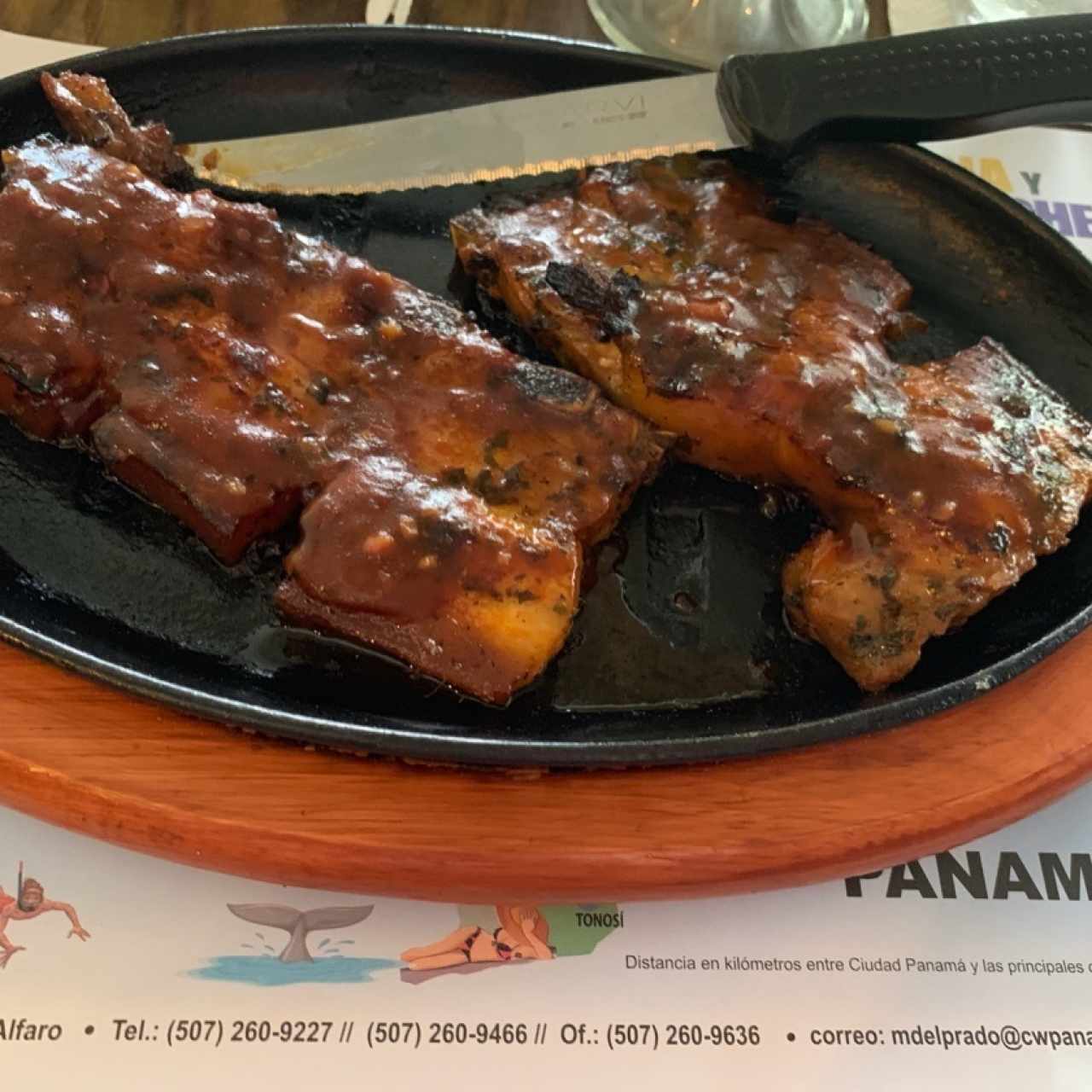 Costillitas de Lechón al BBQ