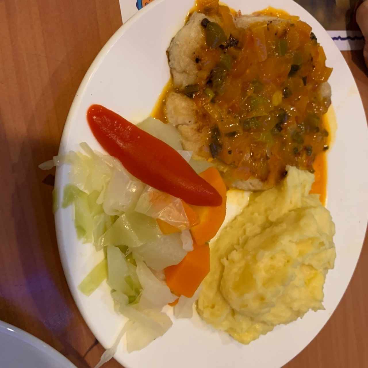 Filete de Pargo a la Criolla