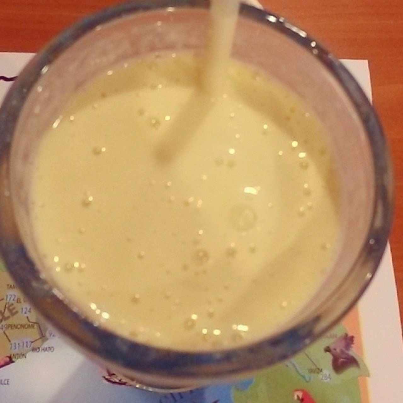 batido de melocoton