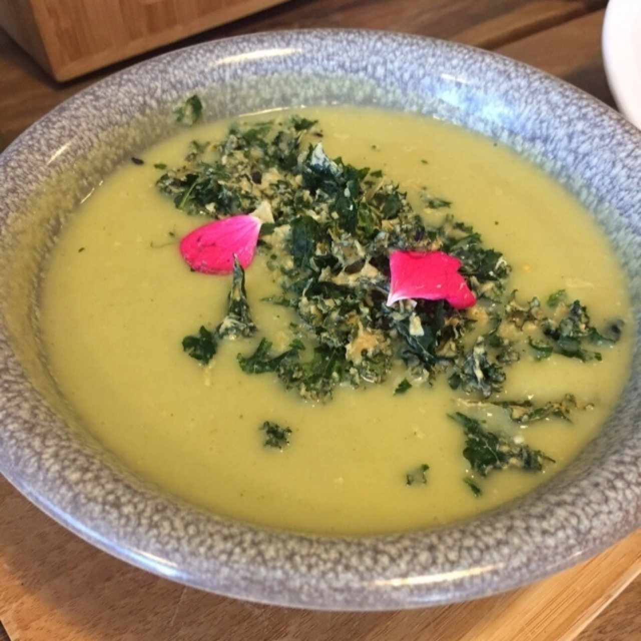 Organic soup of the day