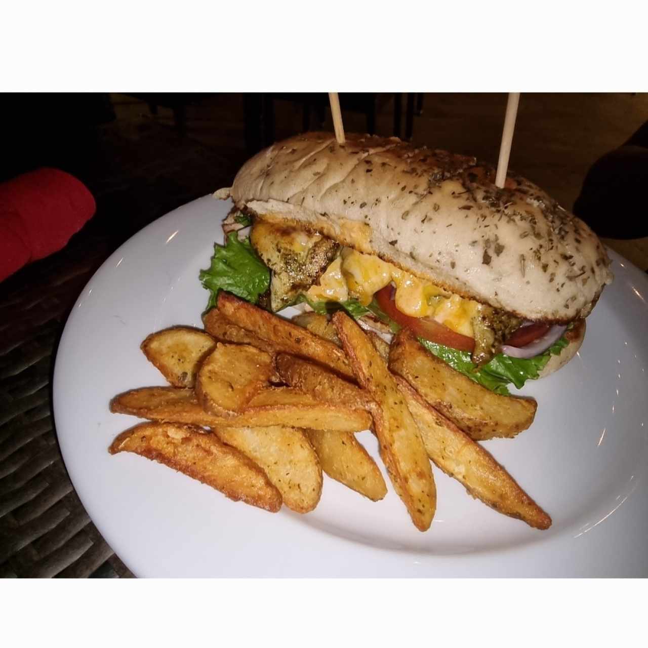 sándwich de pollo