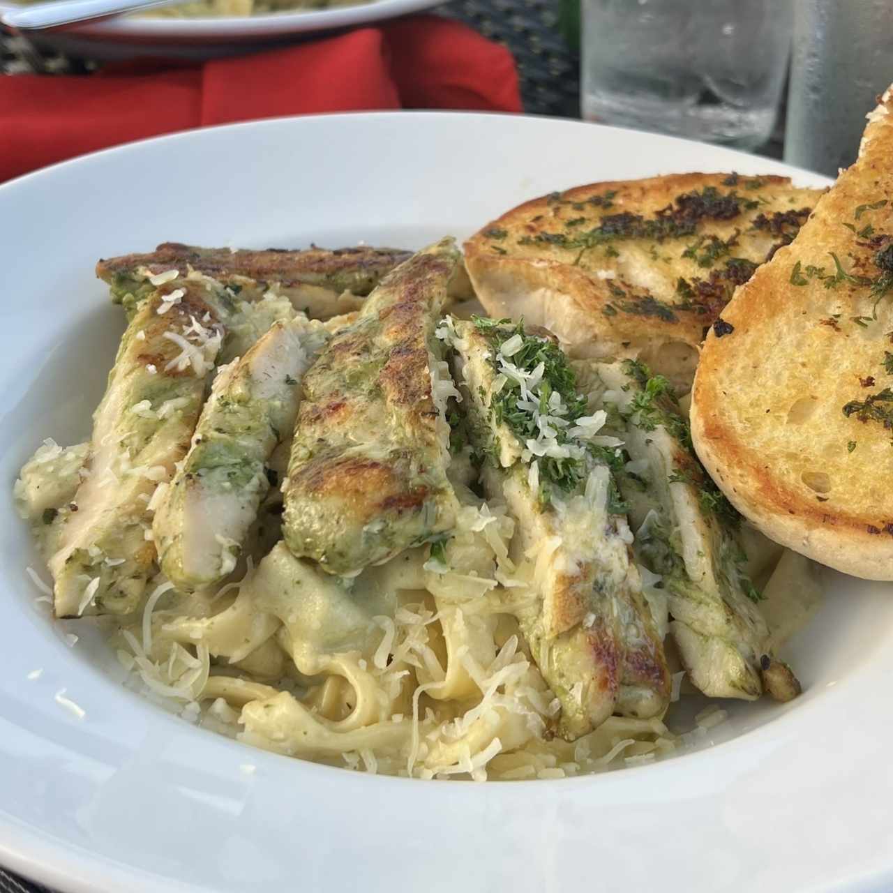 Pasta de pollo 