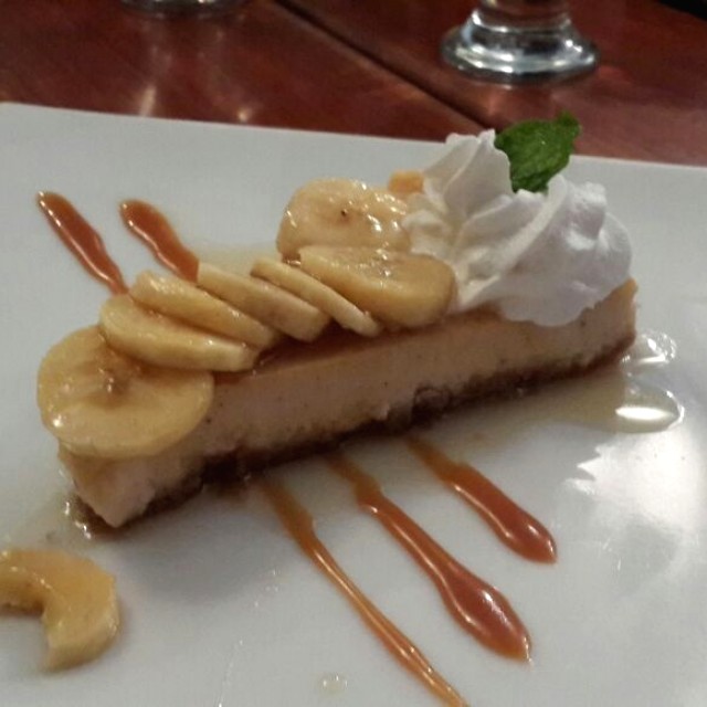 Banana cheesecake 