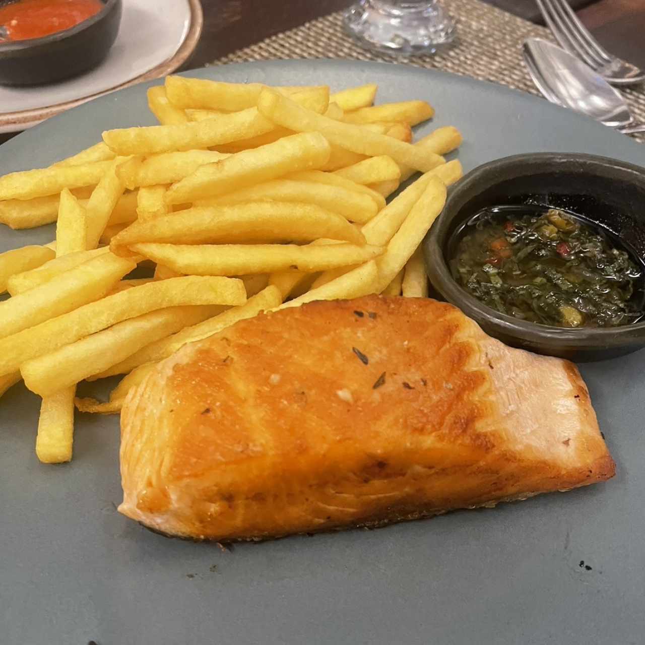 Salmon a la plancha 