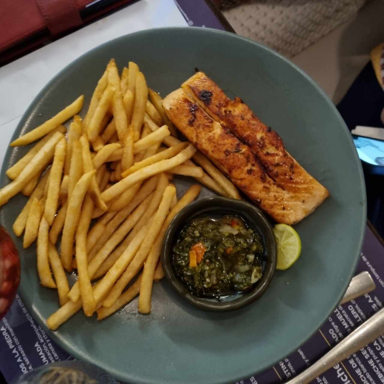 salmón a la plancha