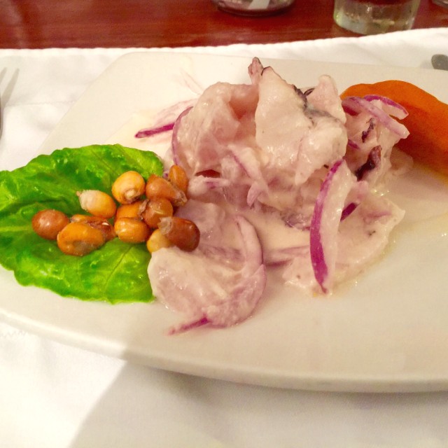 Cebiche De Pescado, Pulpo Y Langostinos