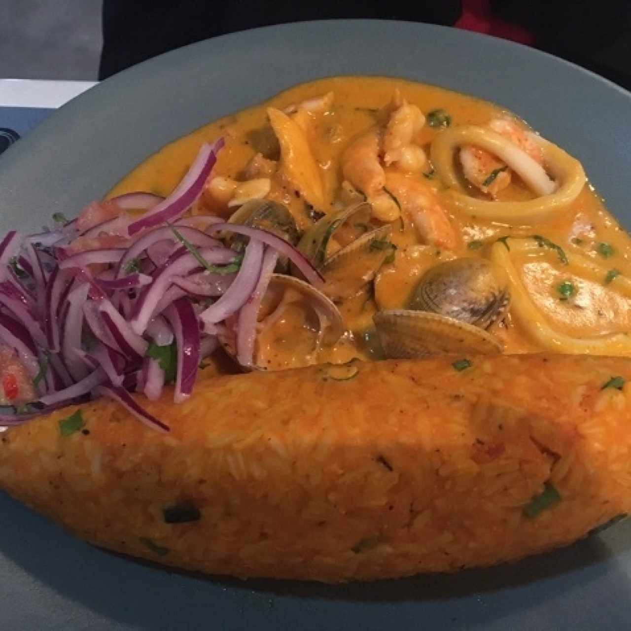 TACU TACU DE MARISCOS