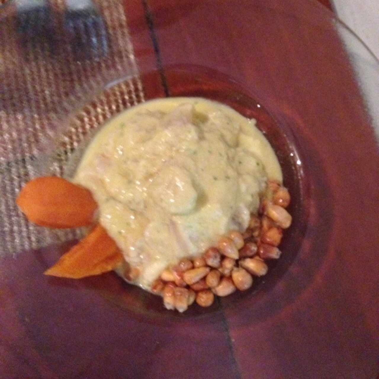 Tiradito a la huancaina