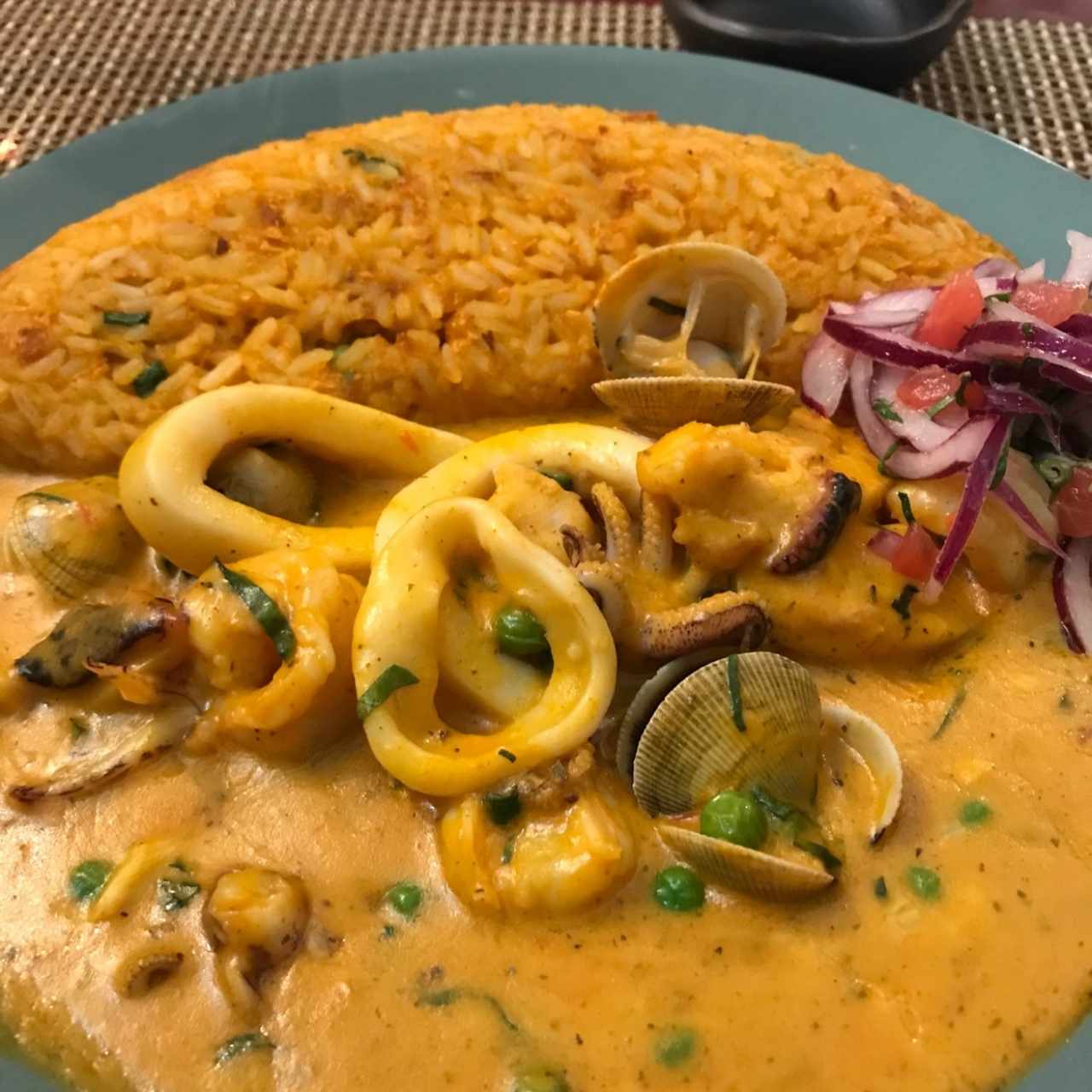 TACU TACU DE MARISCOS