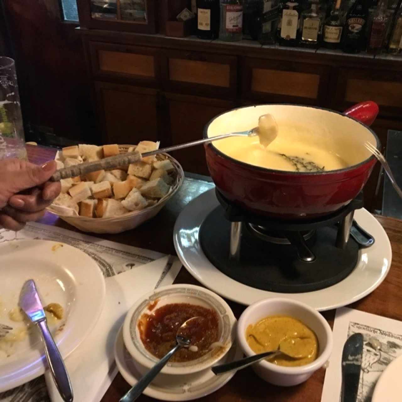 Fondue de queso para 2 con Romero y Tomillo 