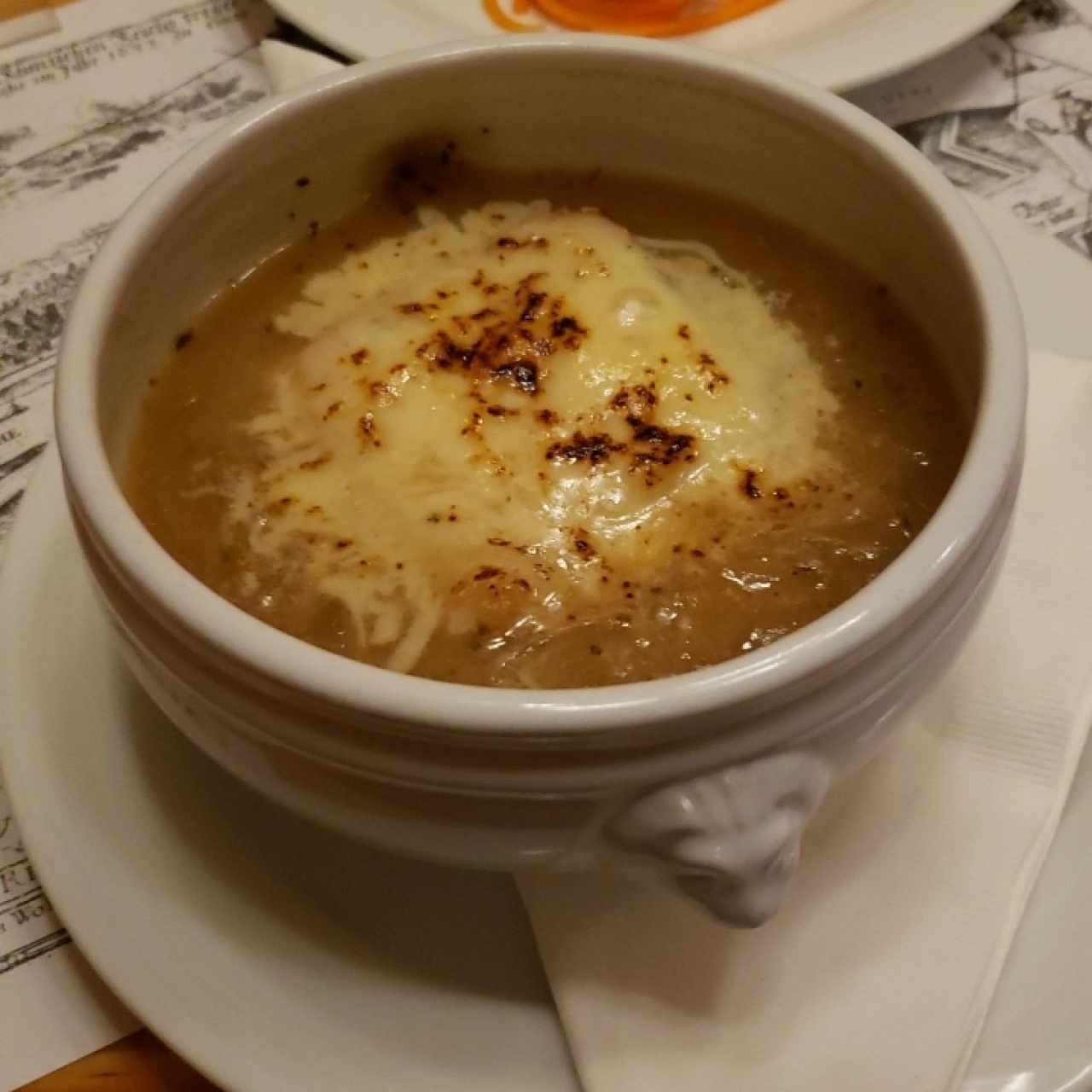 sopa de cebolla