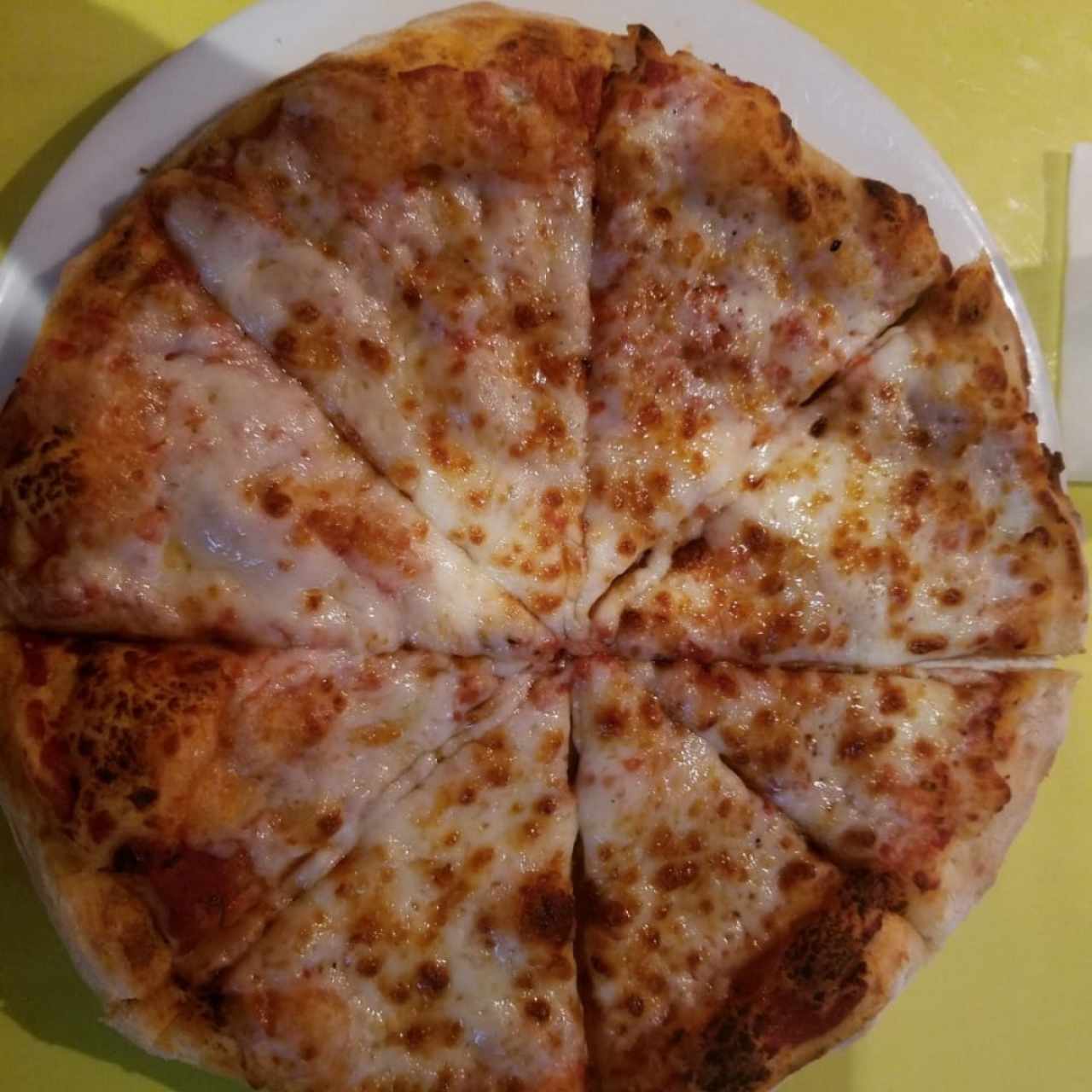pizza chica de  queso 