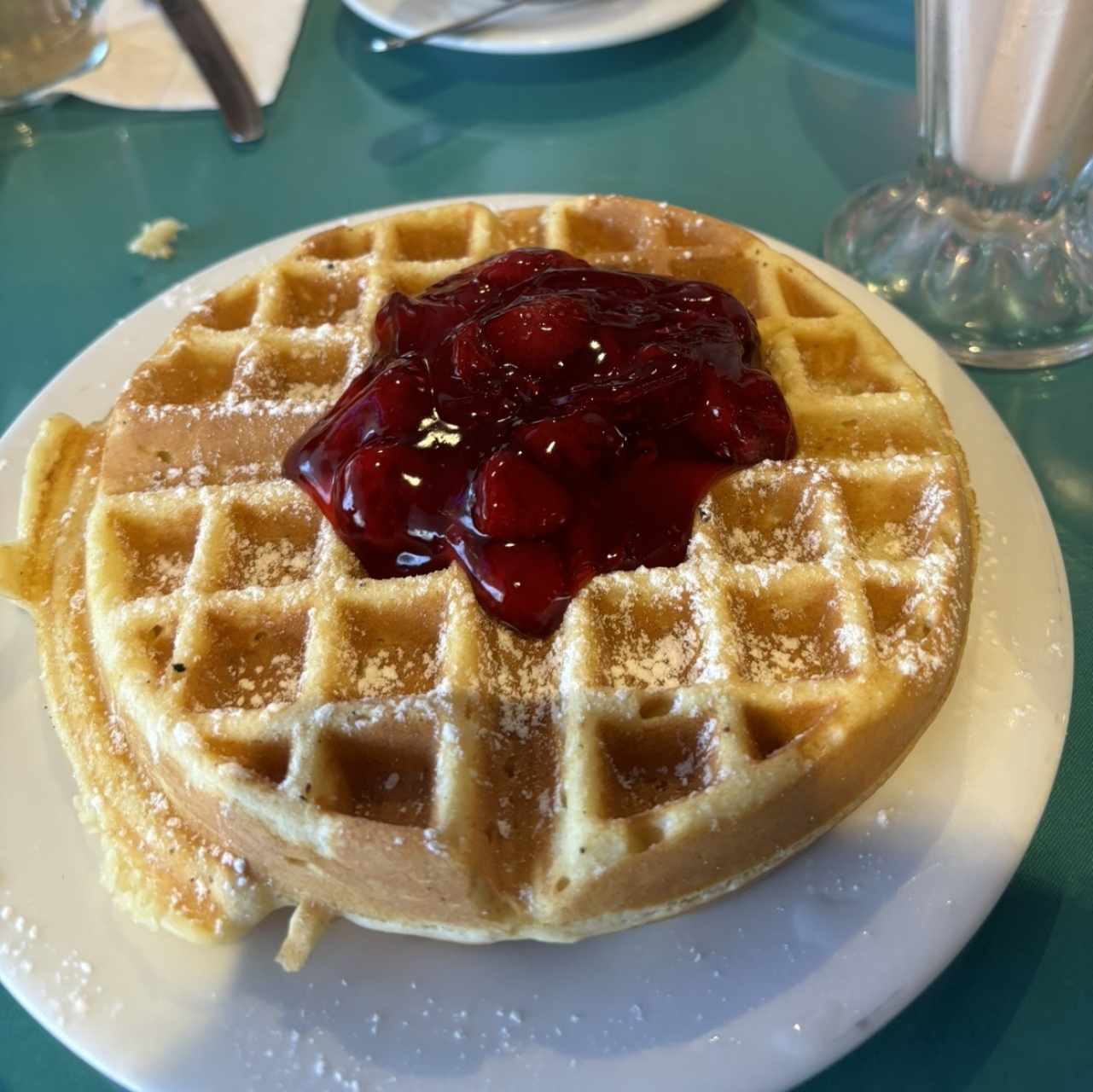 DULCE - Waffle de Fresas