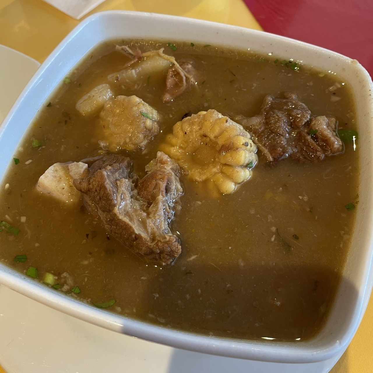 Sopa de Costilla + Arroz blanco