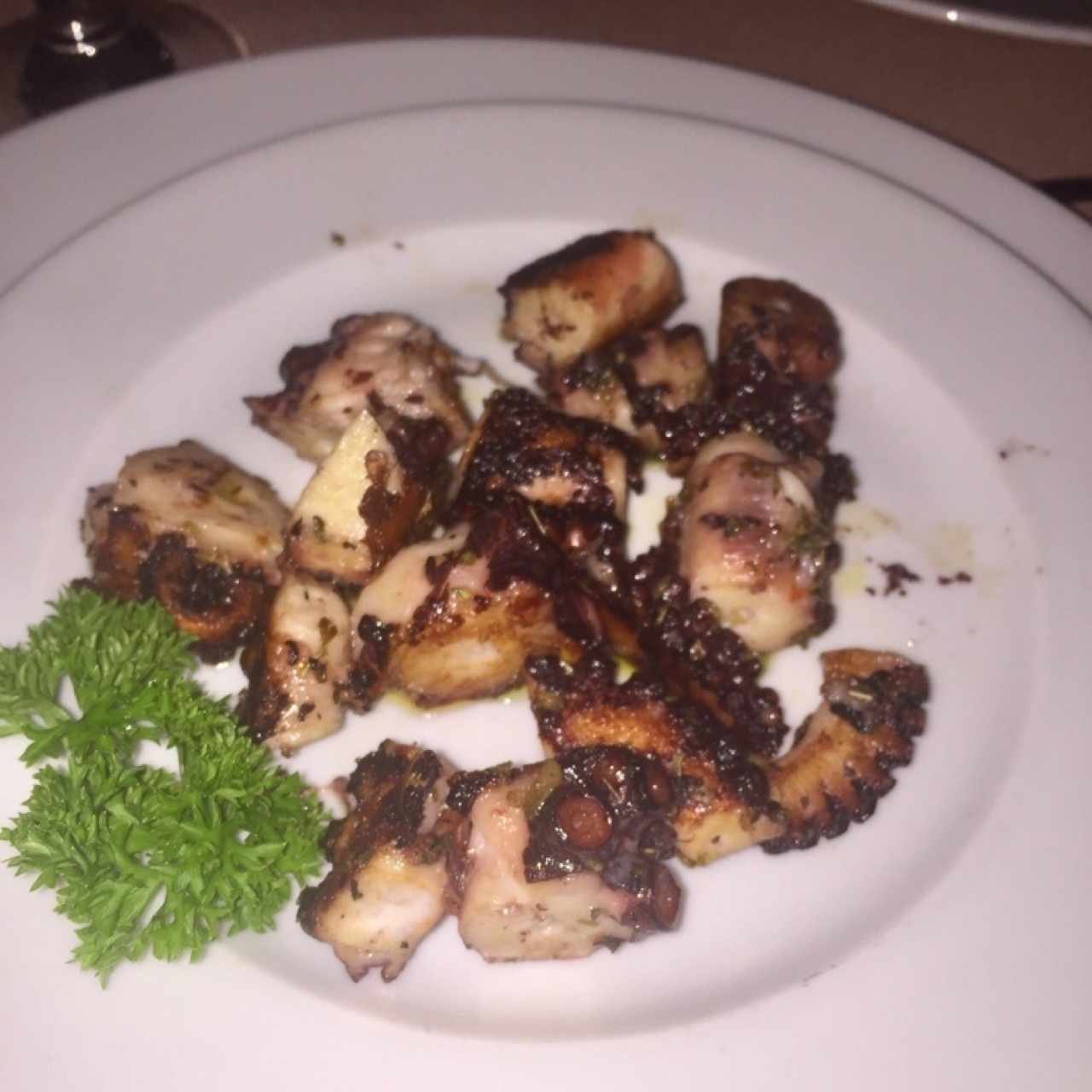 pulpo al carbon