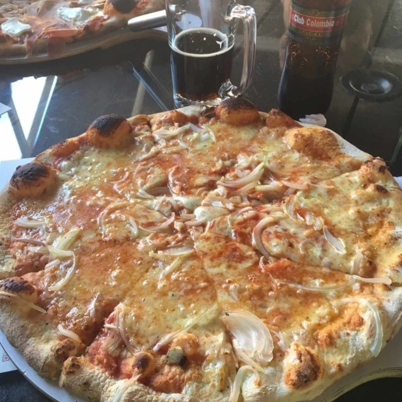 Pizza madiana Margarita + cebolla