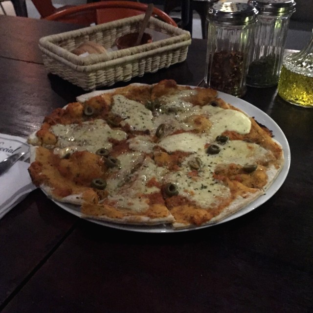 Pizza de aceitunas
