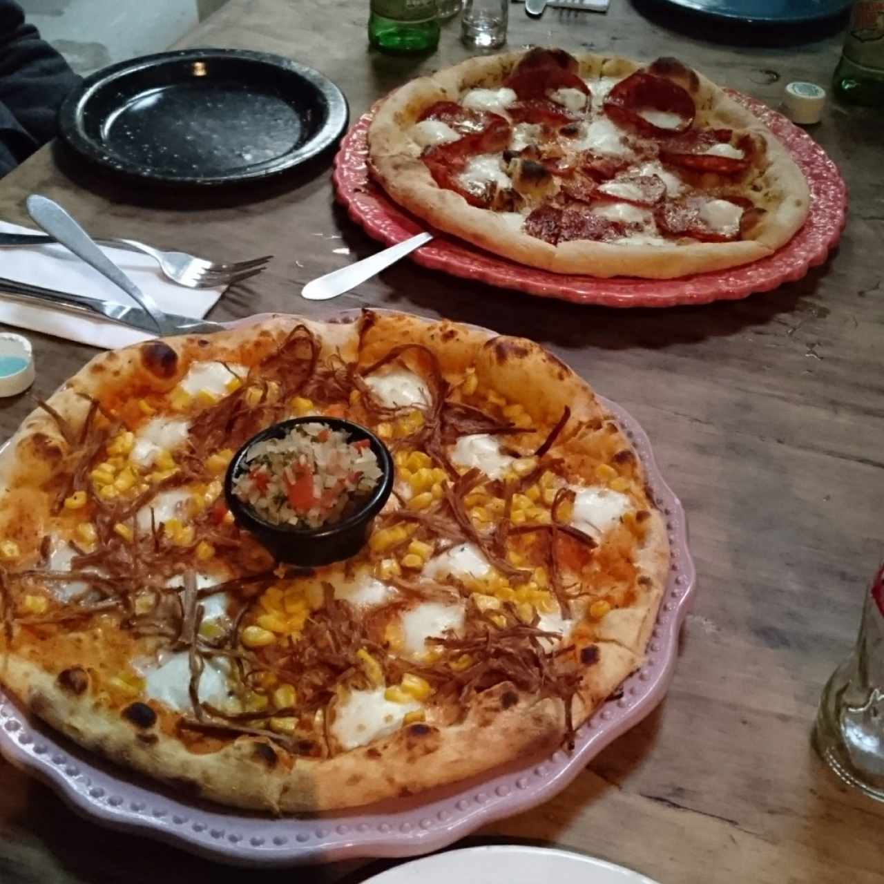 Pizza Belén y Bianca