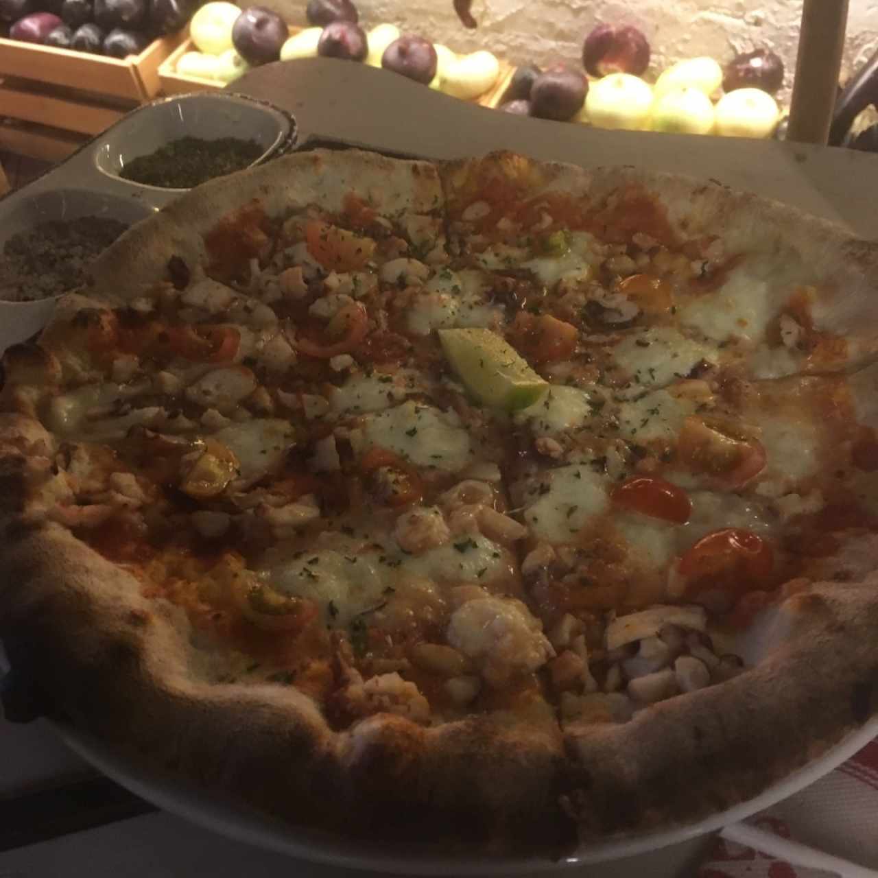 pizza de Pulpo