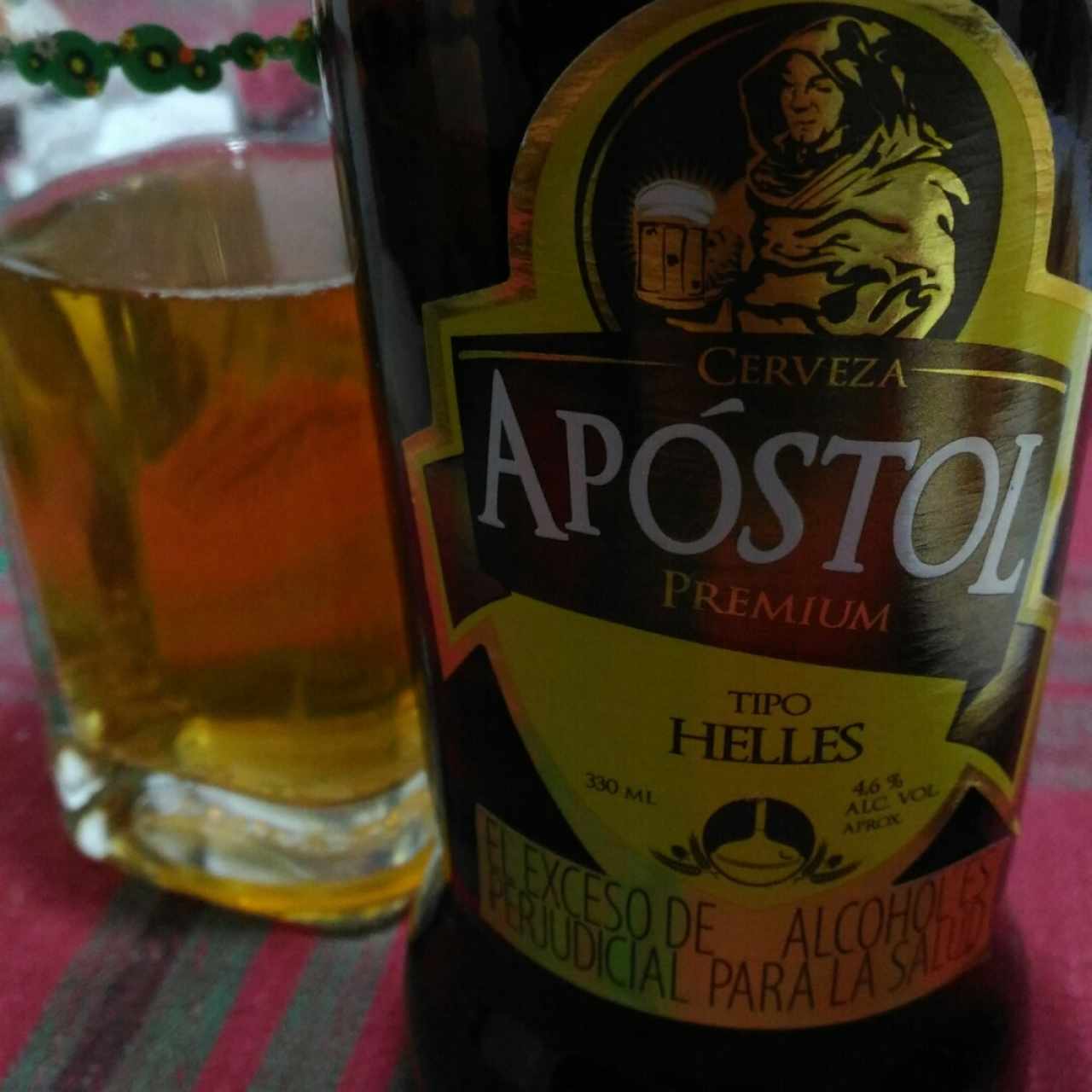 Cerveza Apóstol Helles