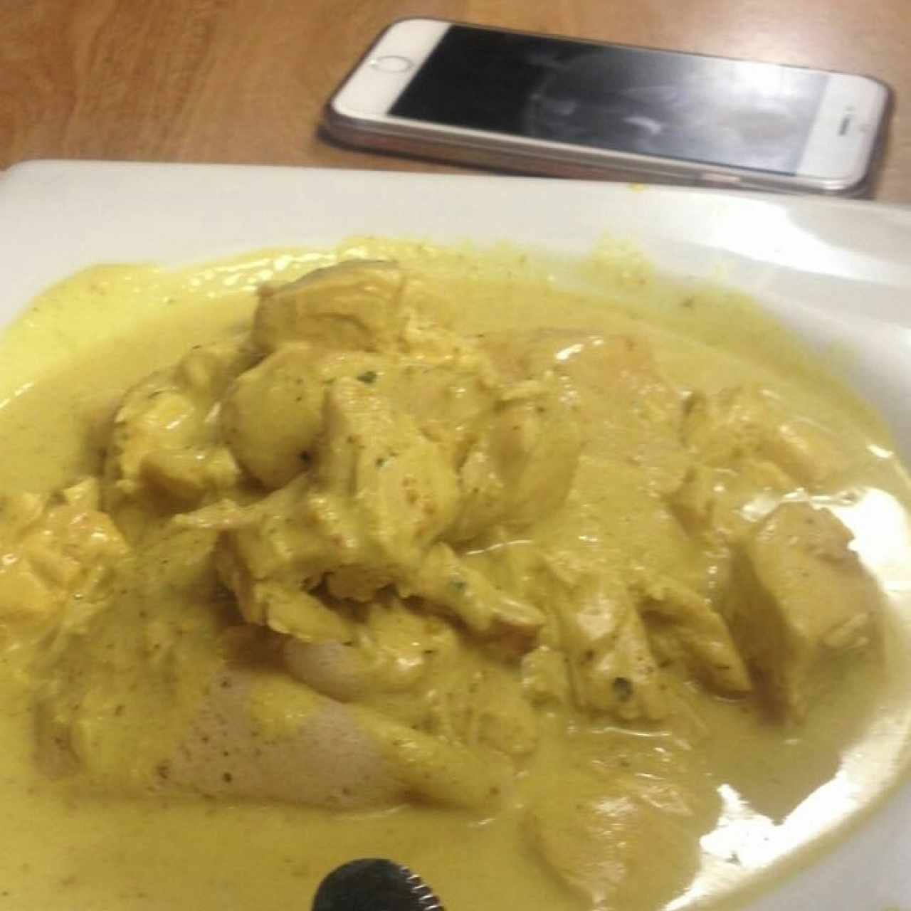 crepe pollo al curry