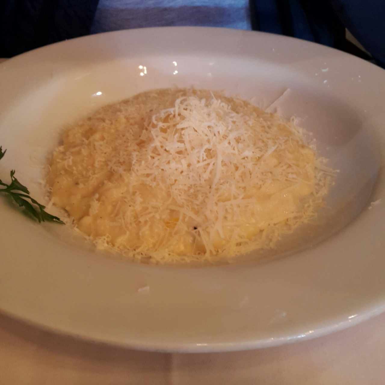 risotto de tres quesos