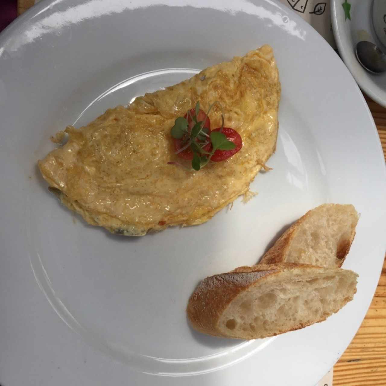 omelette de esparragos