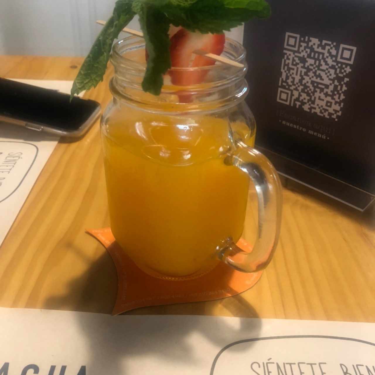 jugo de mandarina