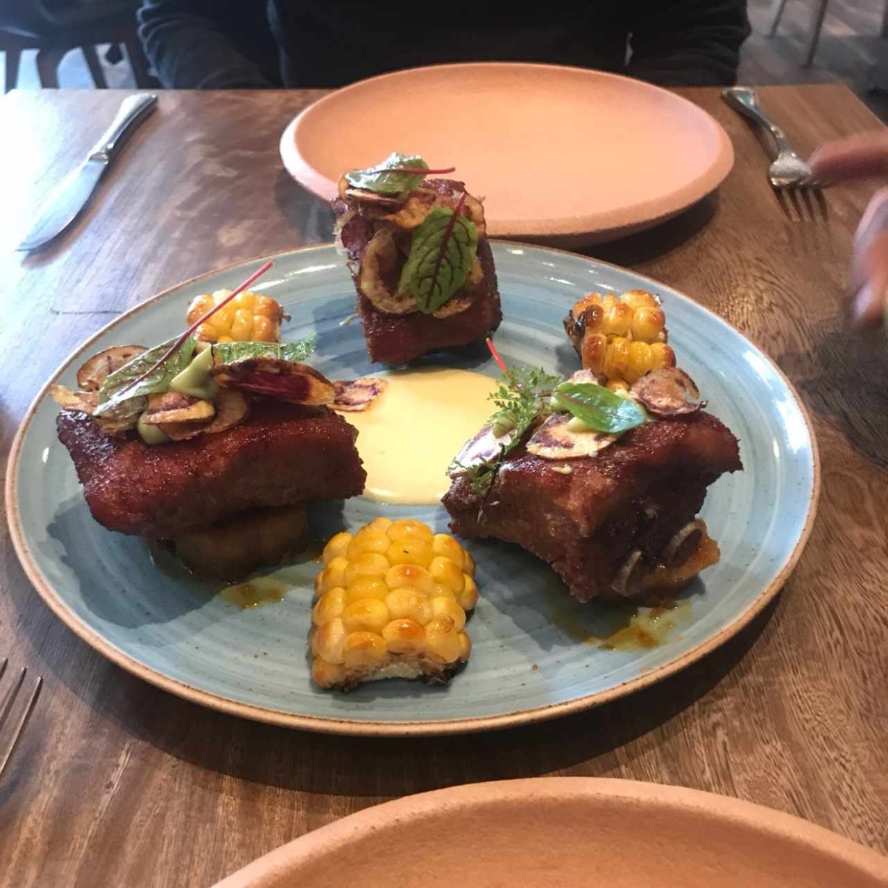 costillas de cerdo en salsa bbq de tomate de arbol