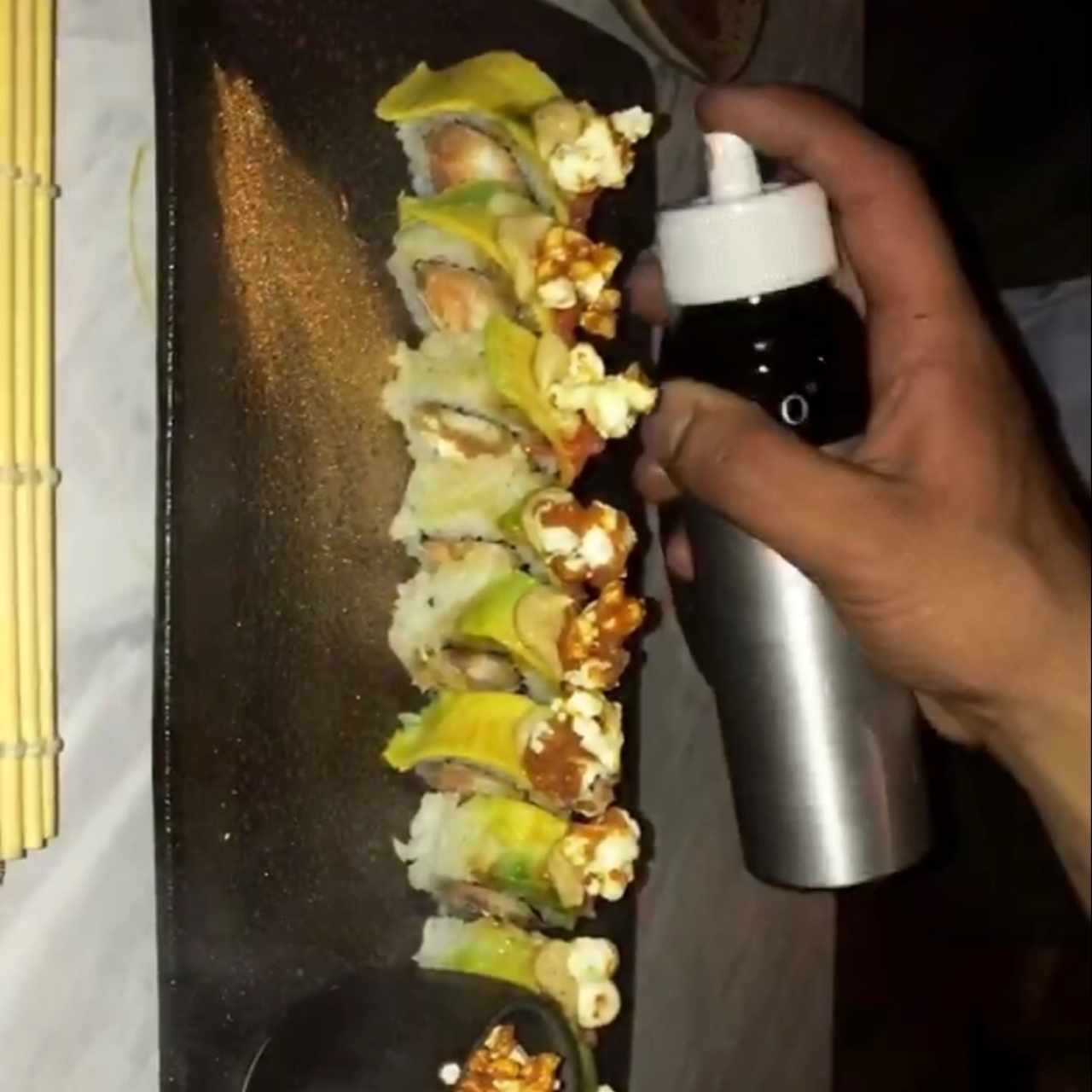 popcorn sushi
