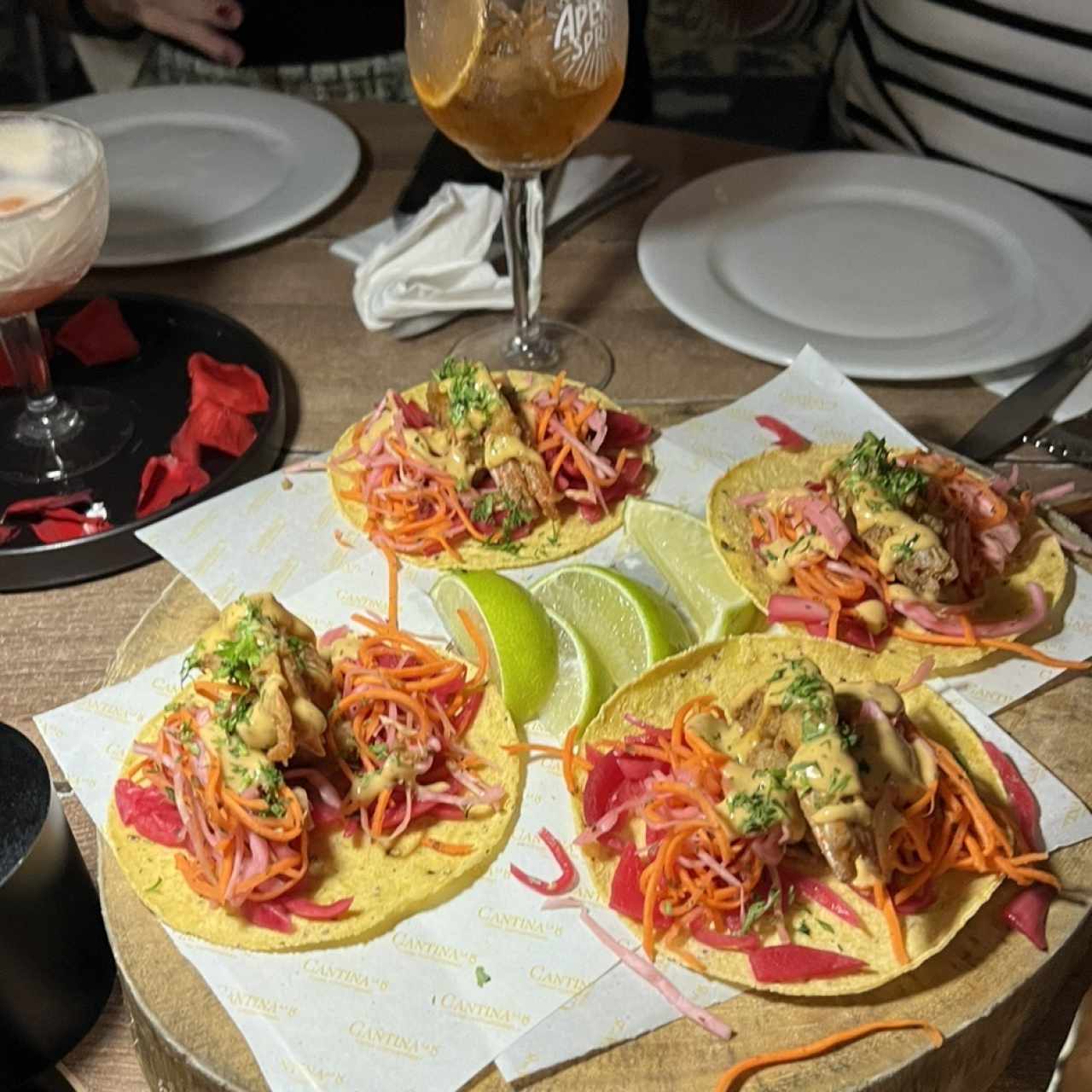 Tacos de Langostinos